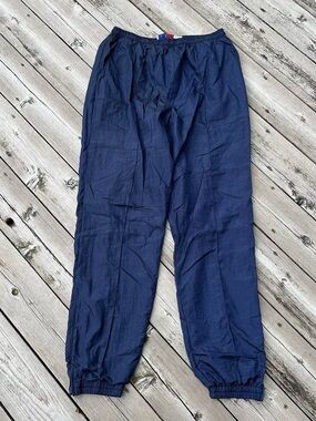 Pro Celebrity navy blue windbreaker track pants